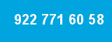 922 771 60 58 922 771 60 58
